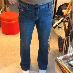 American Eagle 18L Dark Blue Skinny Kick Jeans